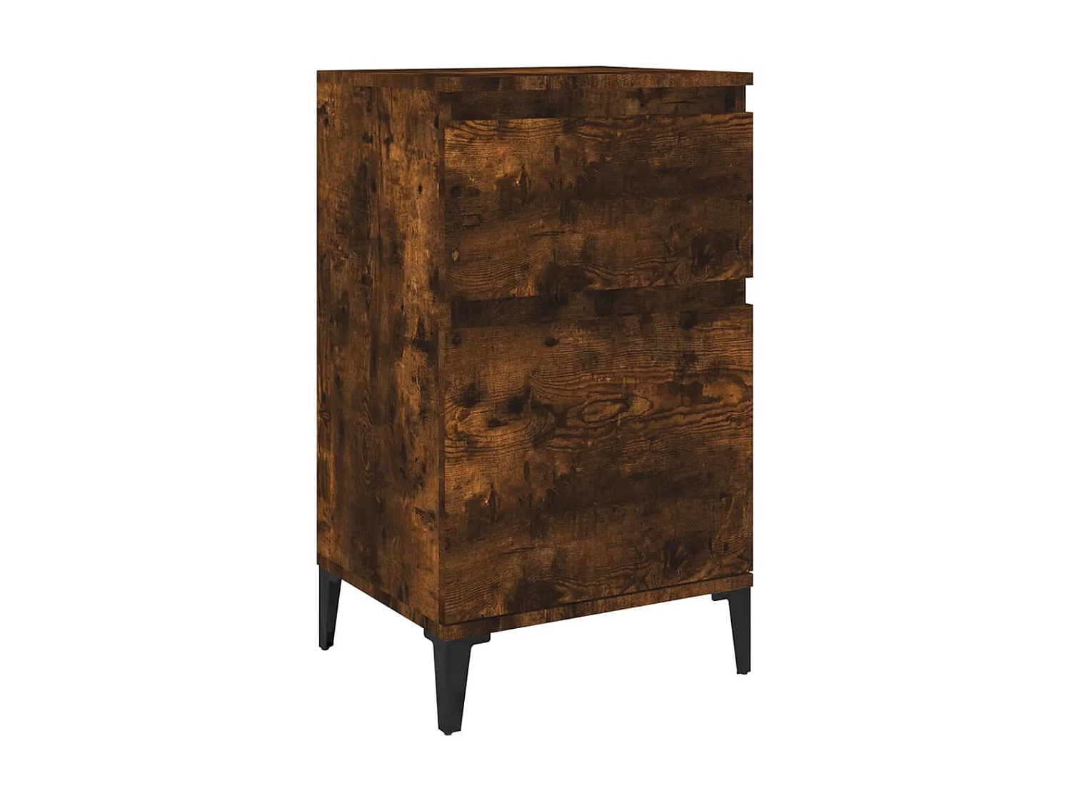 Table de chevet chêne fumé 40x35x70 cm KEFWE93908