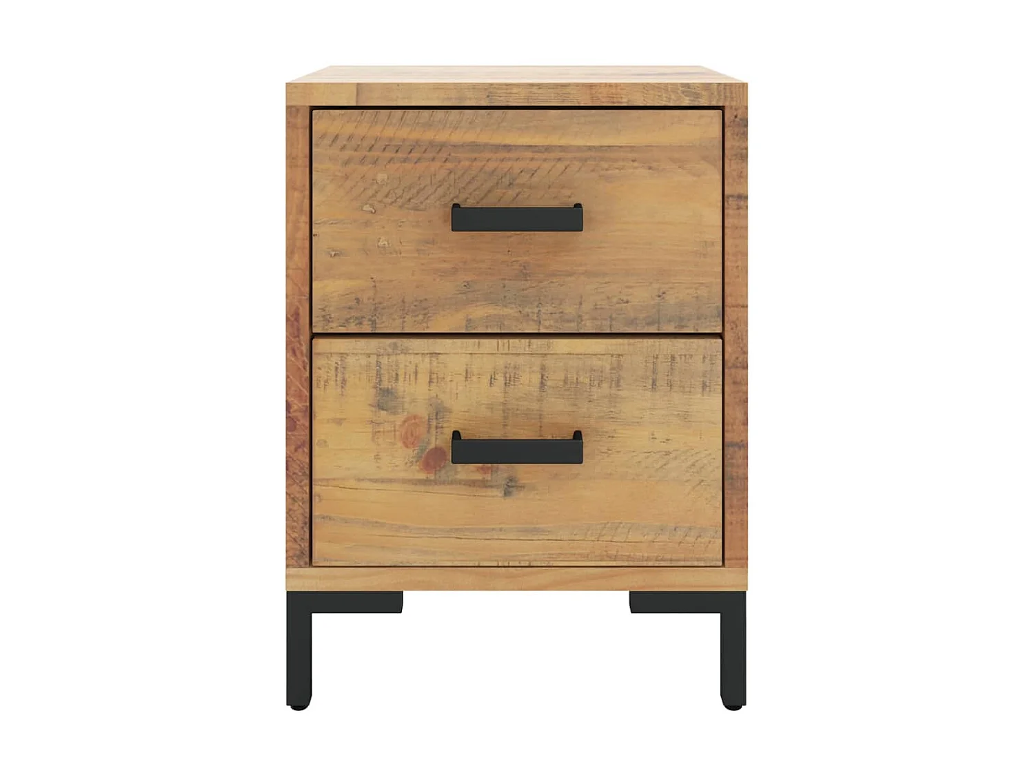 Mesa de cabeceira 36x30x45 cm pinho maciço castanho PT61496