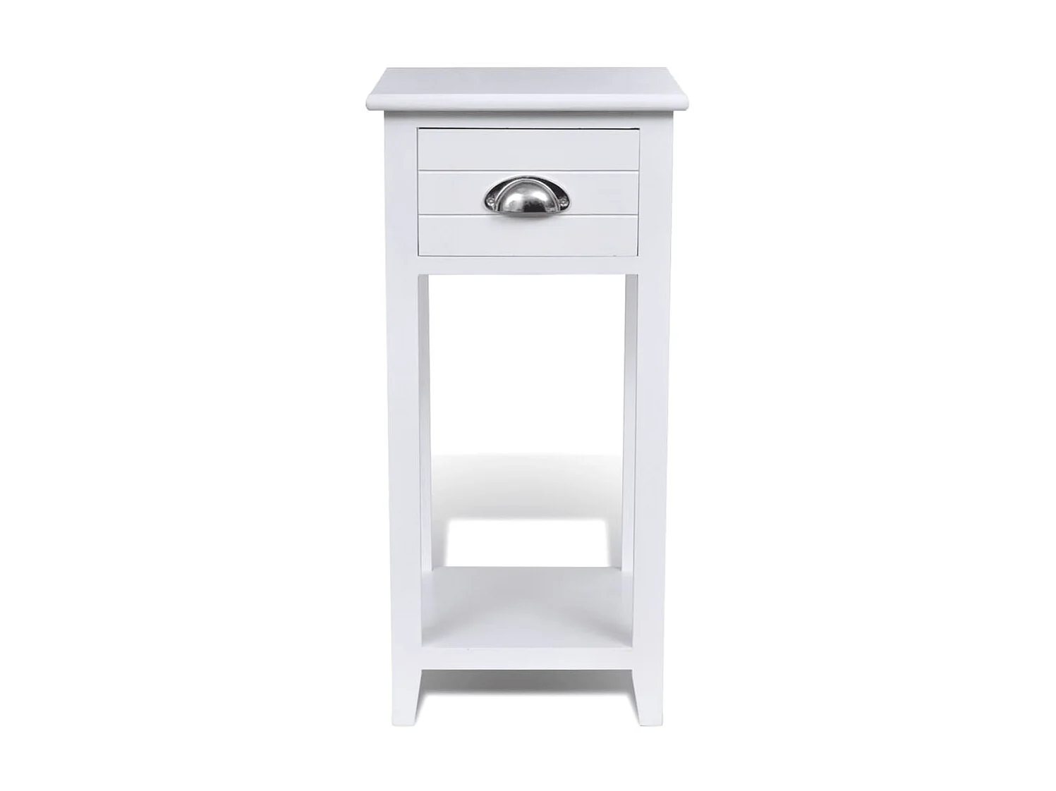 Mesita de noche con 1 cajón blanca ES34667