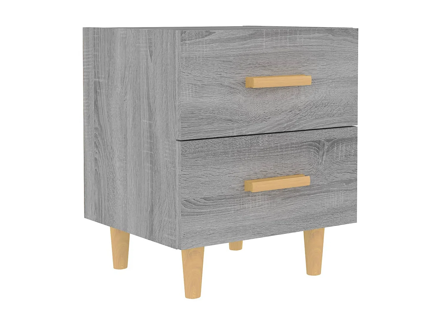 Table de chevet Sonoma gris 40x35x47,5 cm KEFWE99746