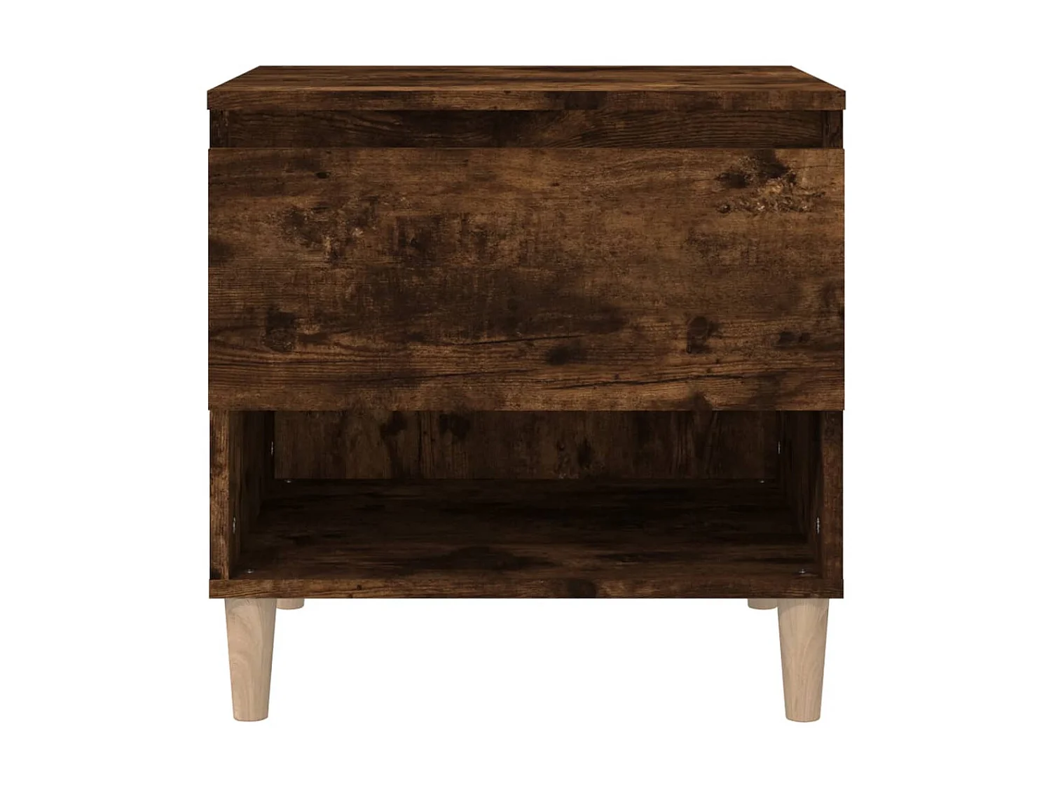 Table de chevet Chêne fumé 50x46x50 cm Bois d'ingénierie KEFWE56463