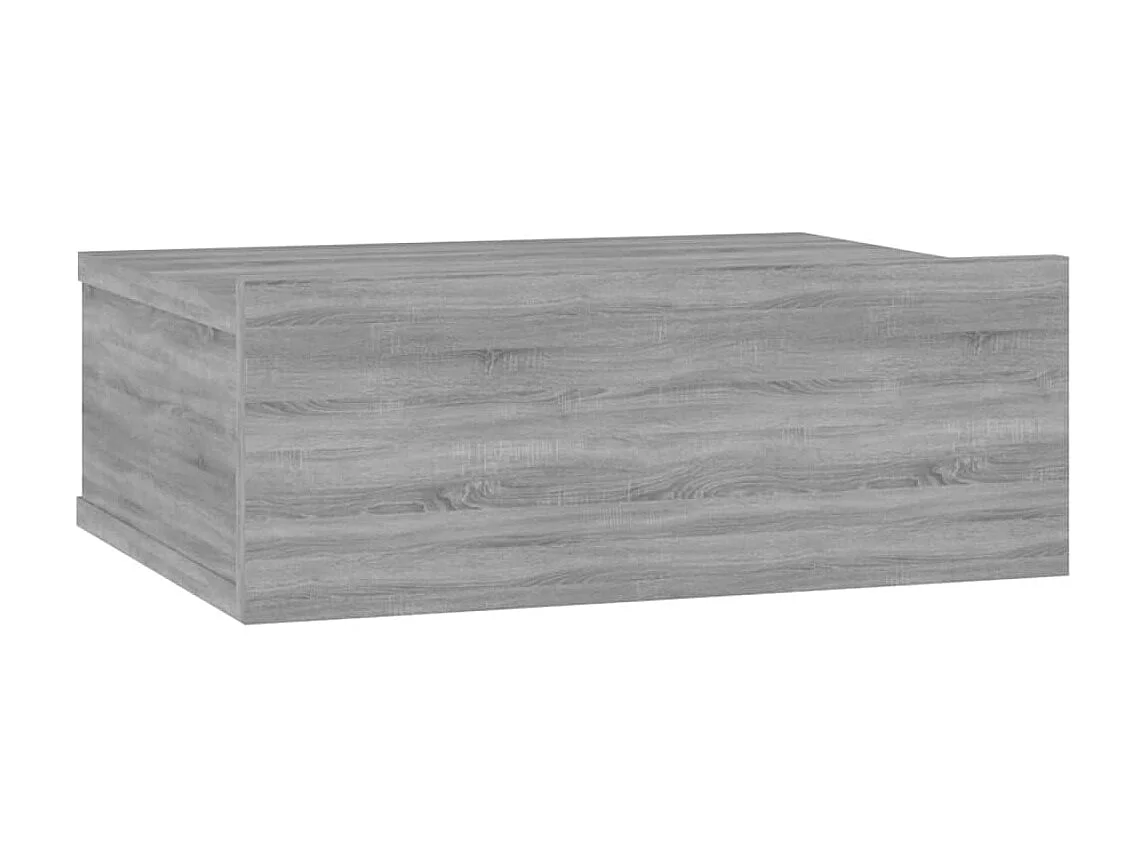 Table de chevet flottante Sonoma gris 40x30x15 cm KEFWE32314
