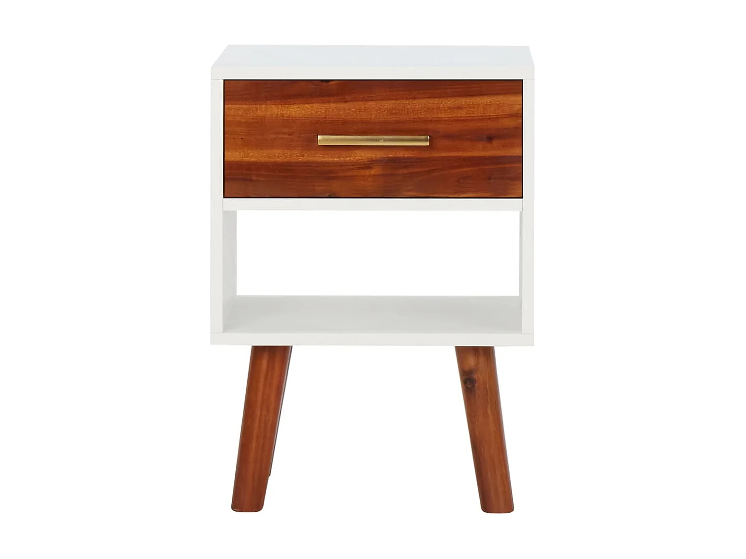 Nachtkastje 40x30x57 cm massief acaciahout NL37580