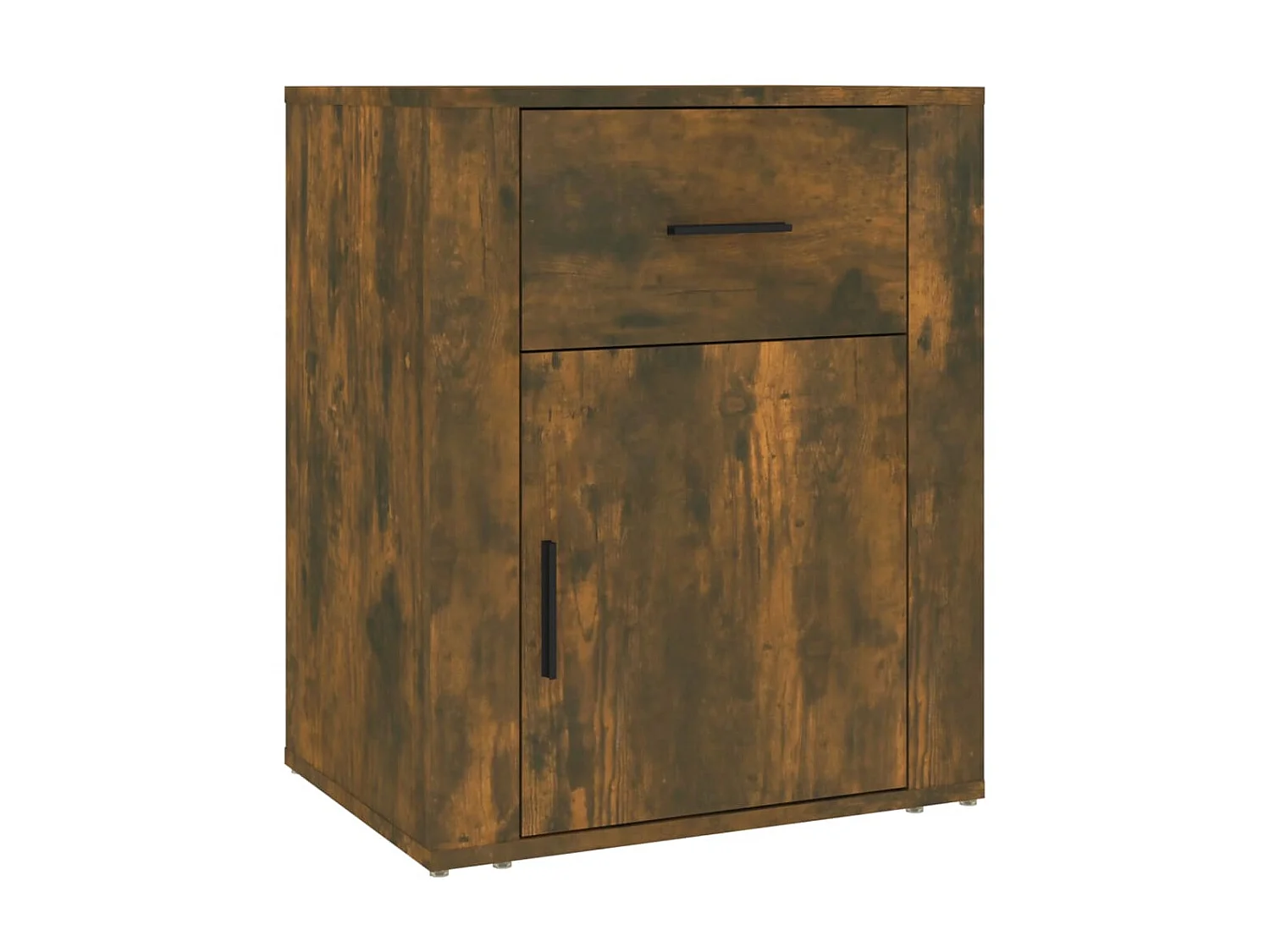 Table de chevet Chêne fumé 50x36x60 cm Bois d'ingénierie KEFWE91421