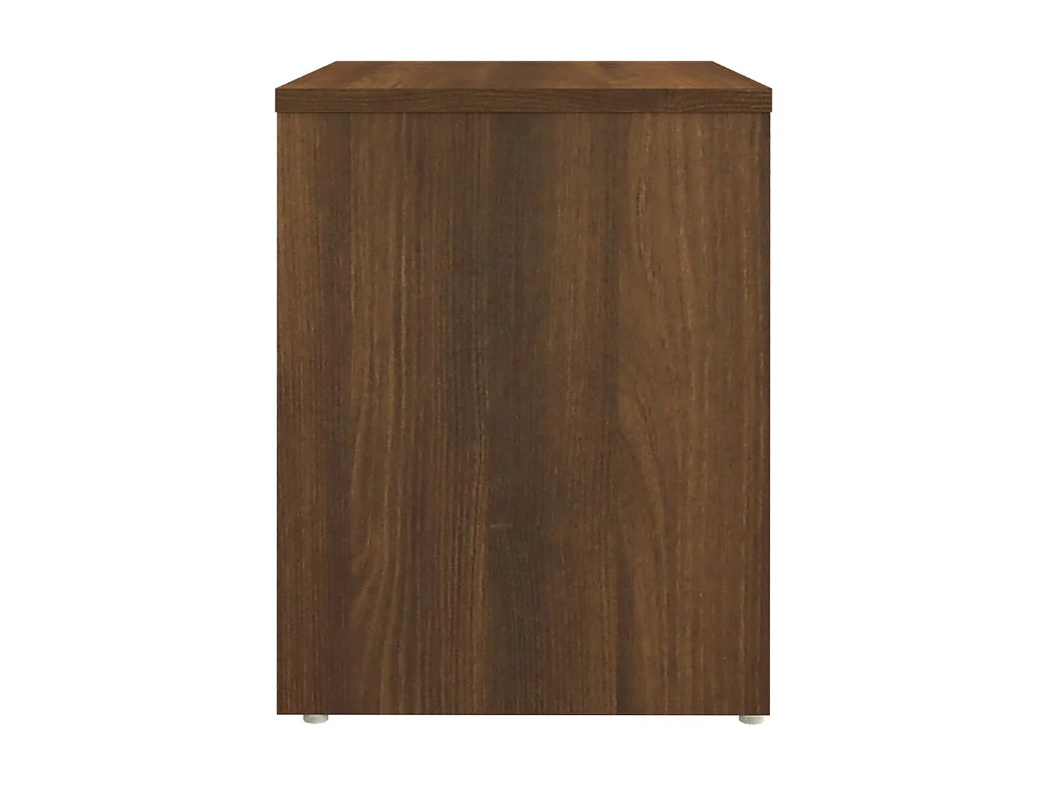 Mesita de noche madera contrachapada roble marrón 40x30x40 cm ES32514