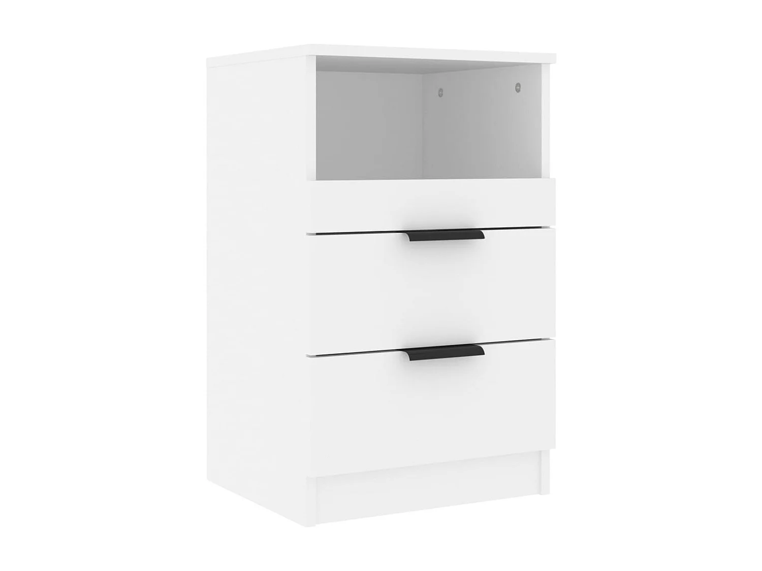 Table de chevet Blanc Bois d'ingénierie KEFWE20254