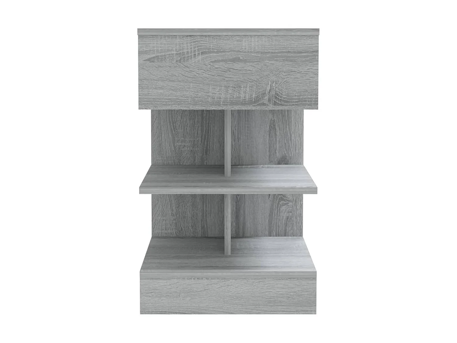 Table de chevet Sonoma gris 40x35x65 cm Bois d'ingénierie KEFWE27956
