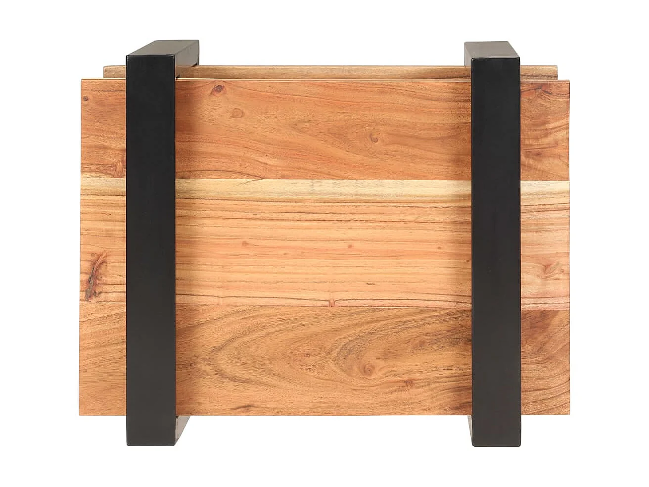 Table de chevet 50x40x40 cm Bois d'acacia massif KEFWE29877