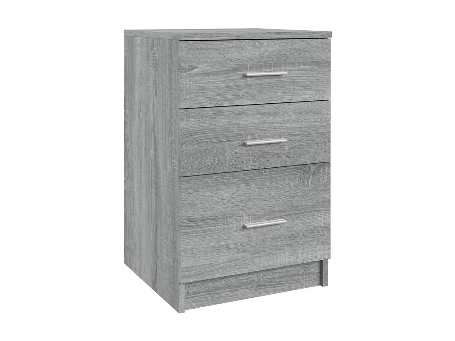 Table de chevet Sonoma gris 40x40x63 cm Bois d'ingénierie KEFWE78571