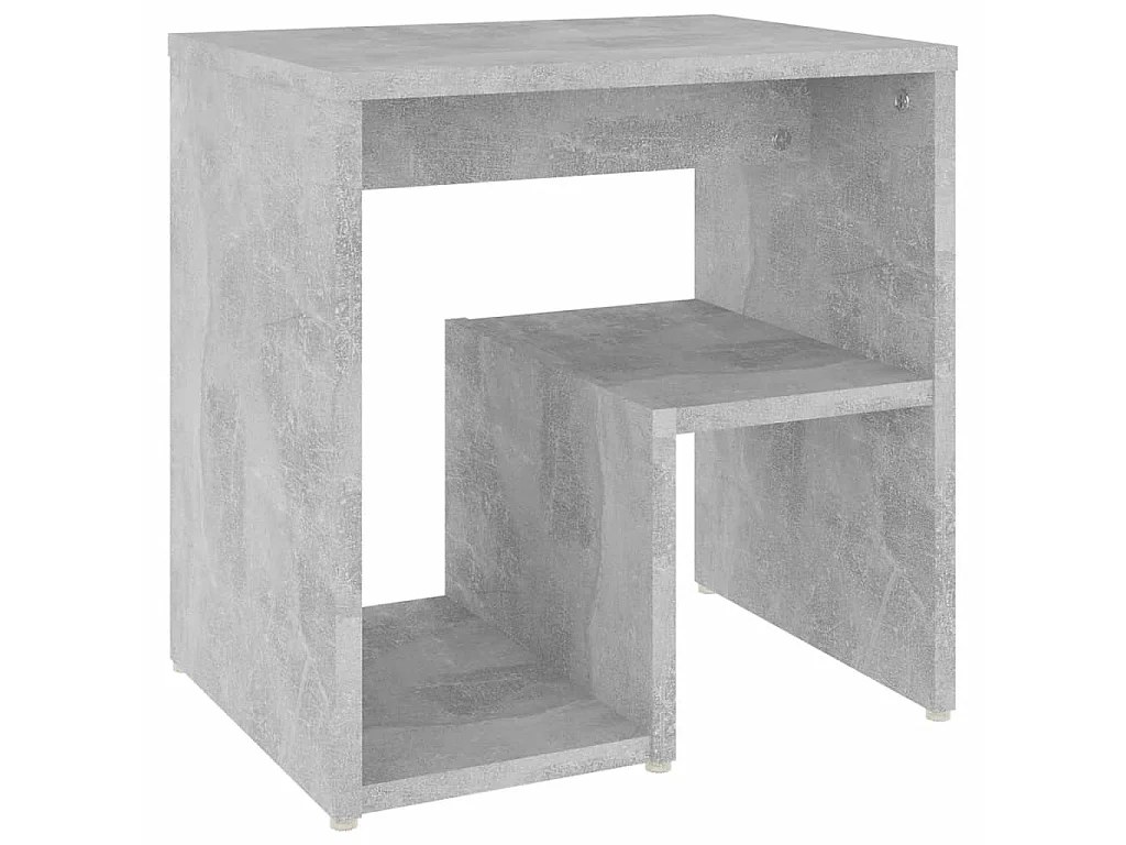 Table de chevet Gris béton 40x30x40 cm Aggloméré KEFWE56912