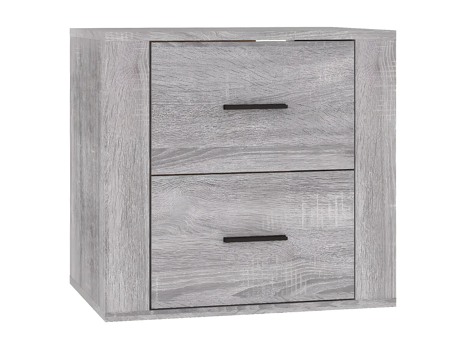 Table de chevet murale Sonoma gris 50x36x47 cm KEFWE13758