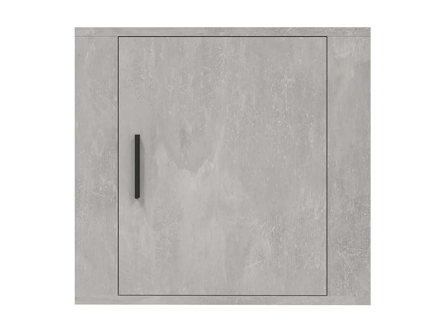 Table de chevet murale Gris béton 50x30x47 cm KEFWE20519