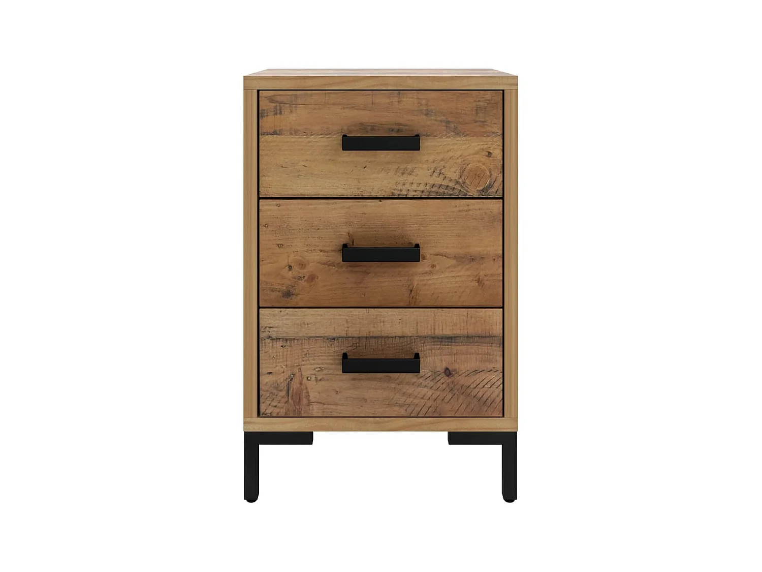 Table de chevet Marron 40x30x55 cm Bois de pin massif KEFWE59515