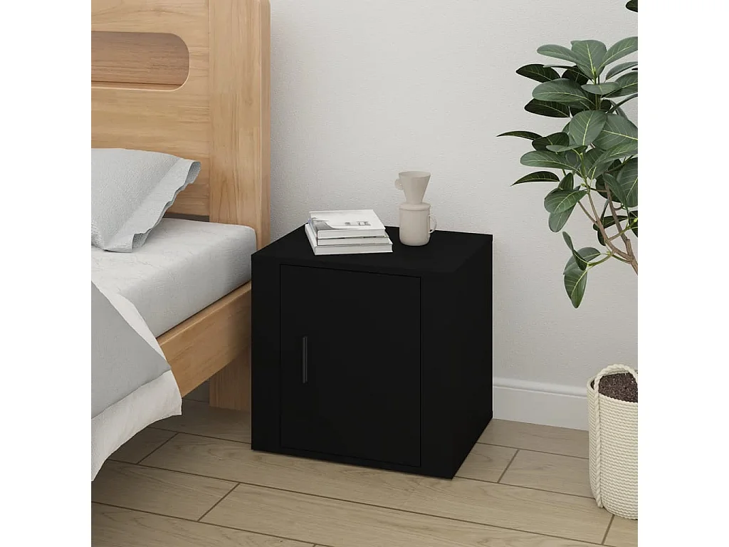 Nachtkastje 50x39x47 cm zwart NL50524
