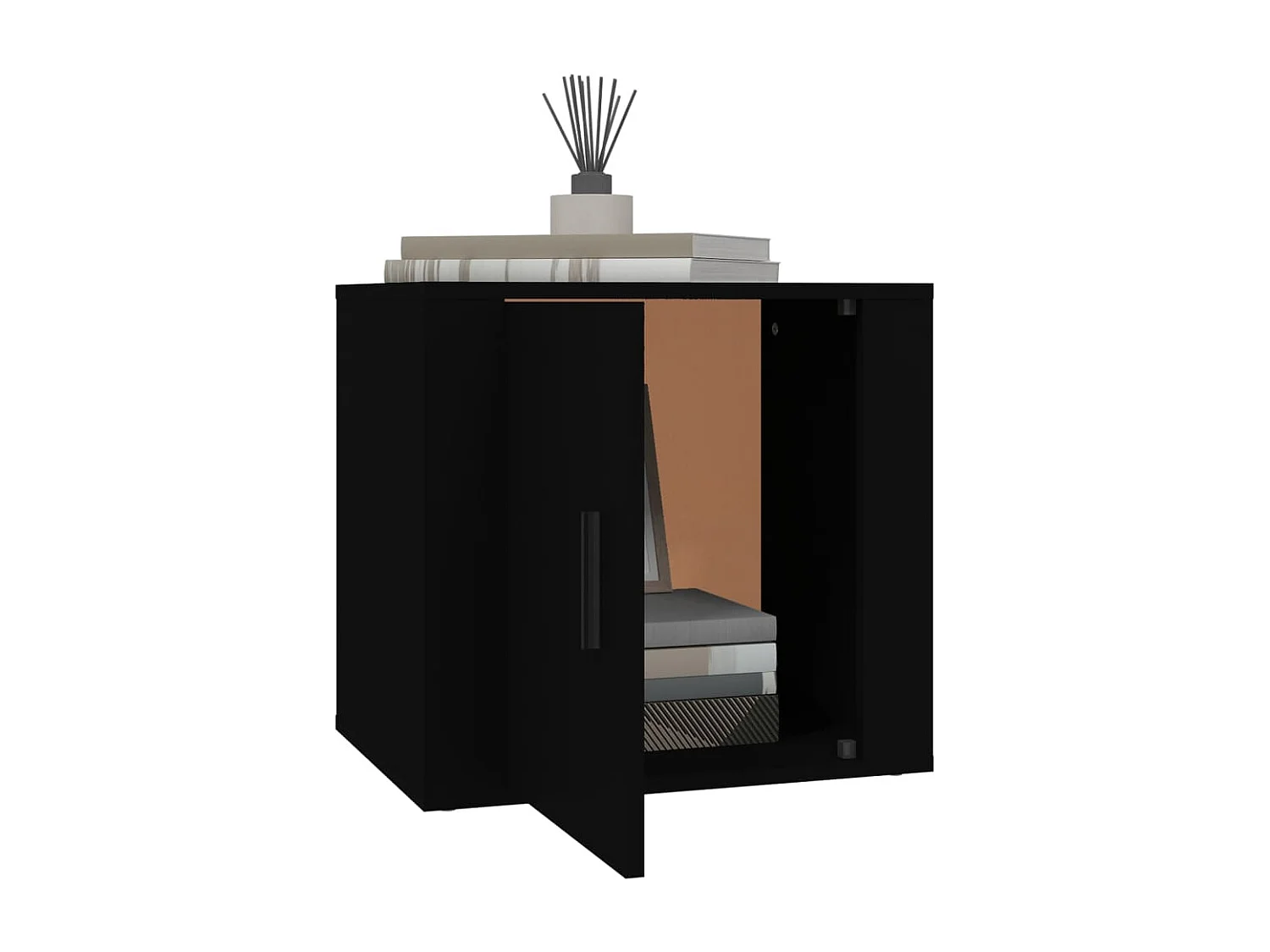 Nachtkastje 50x39x47 cm zwart NL50524