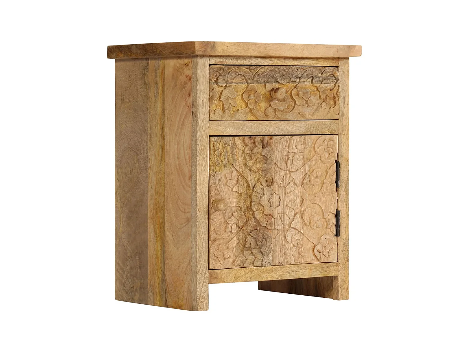 Table de chevet Bois de manguier massif 40x30x50 cm KEFWE13922