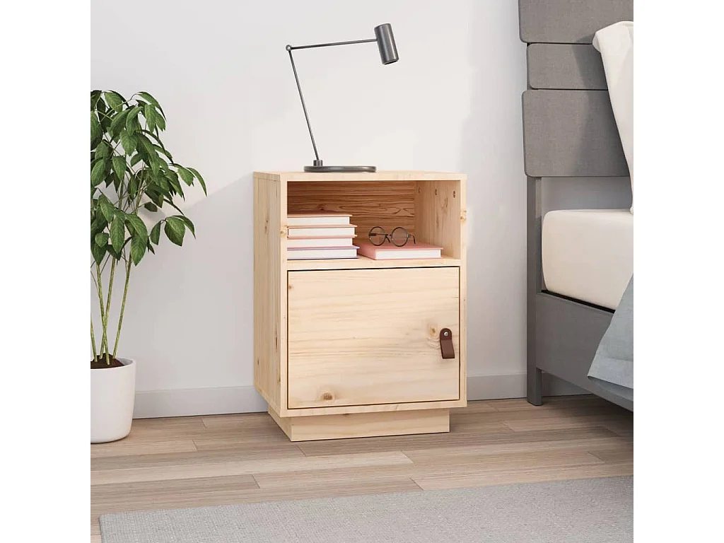 Table de chevet 40x34x55 cm Bois de pin solide KEFWE68303