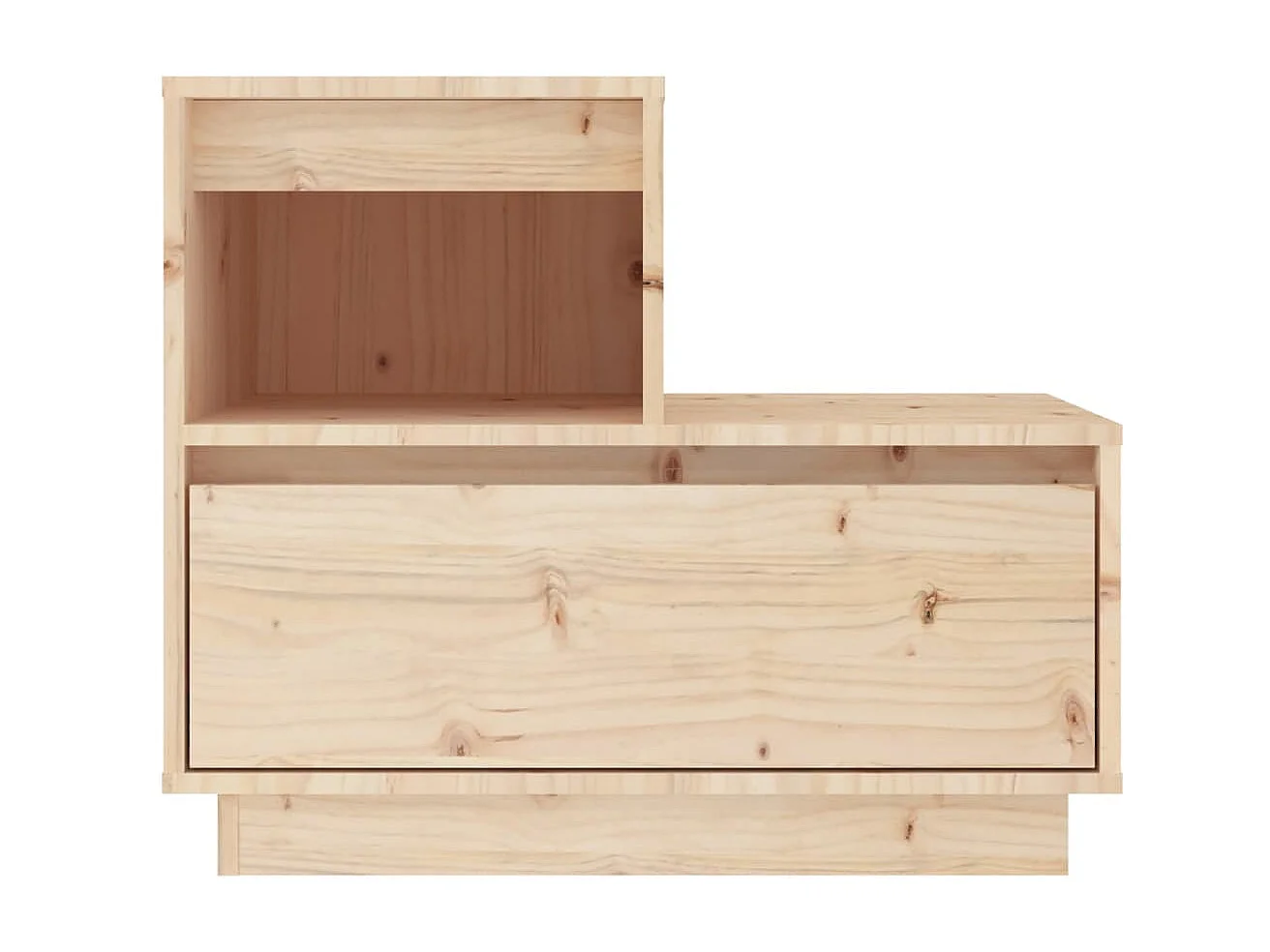 Mesa de cabeceira 60x34x51 cm madeira de pinho maciça PT23848