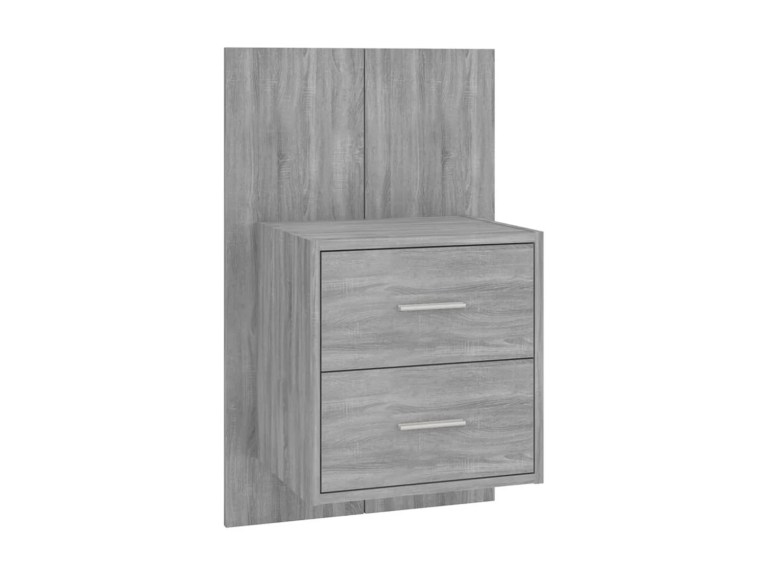 Mesa de cabeceira montagem na parede cinzento sonoma PT11168