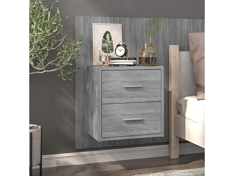 Table de chevet murale Sonoma gris KEFWE64310
