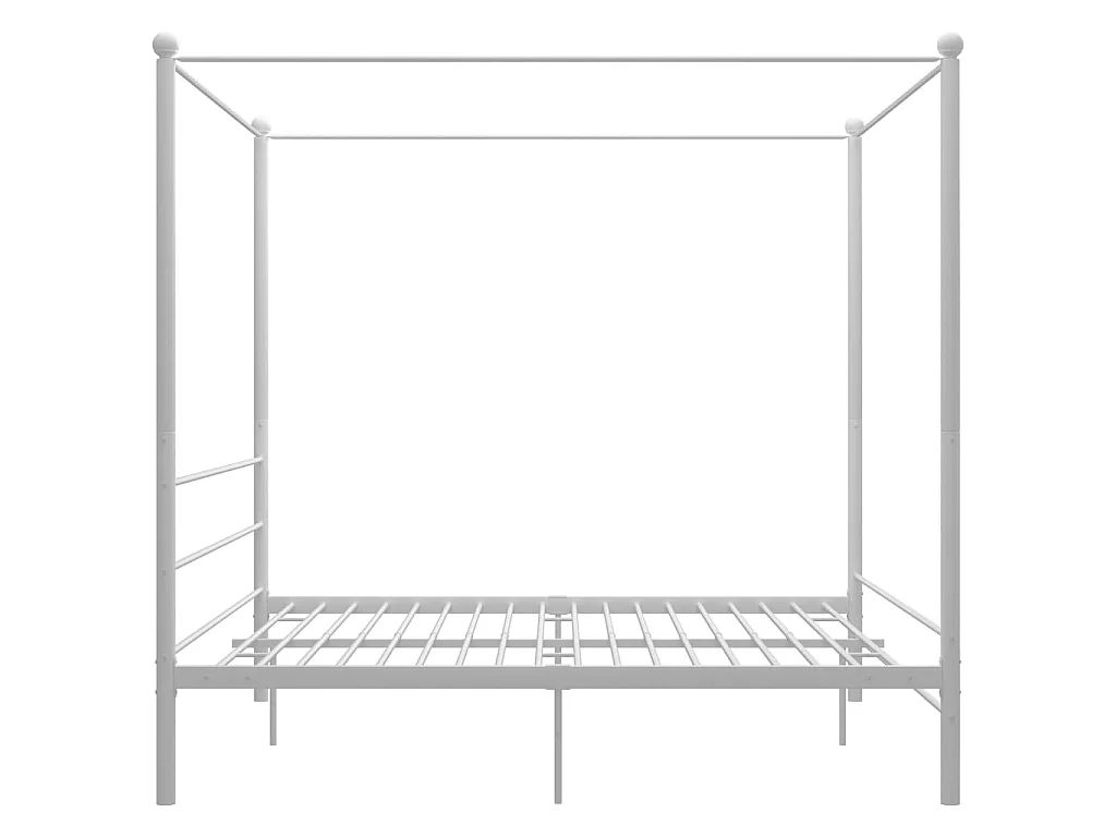 Hemelbedframe metaal wit 180x200 cm NL39375