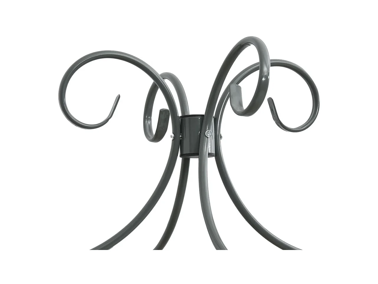 Hemelbedframe metaal grijs 140x200 cm NL16764