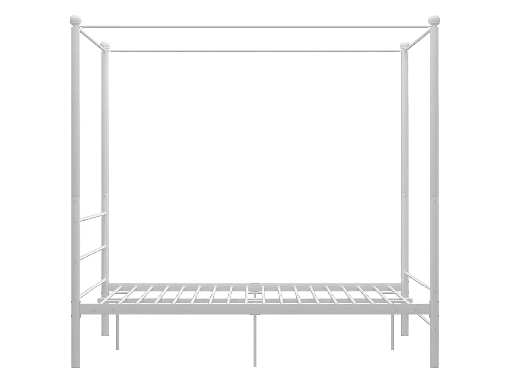 Hemelbedframe metaal wit 120x200 cm NL73676