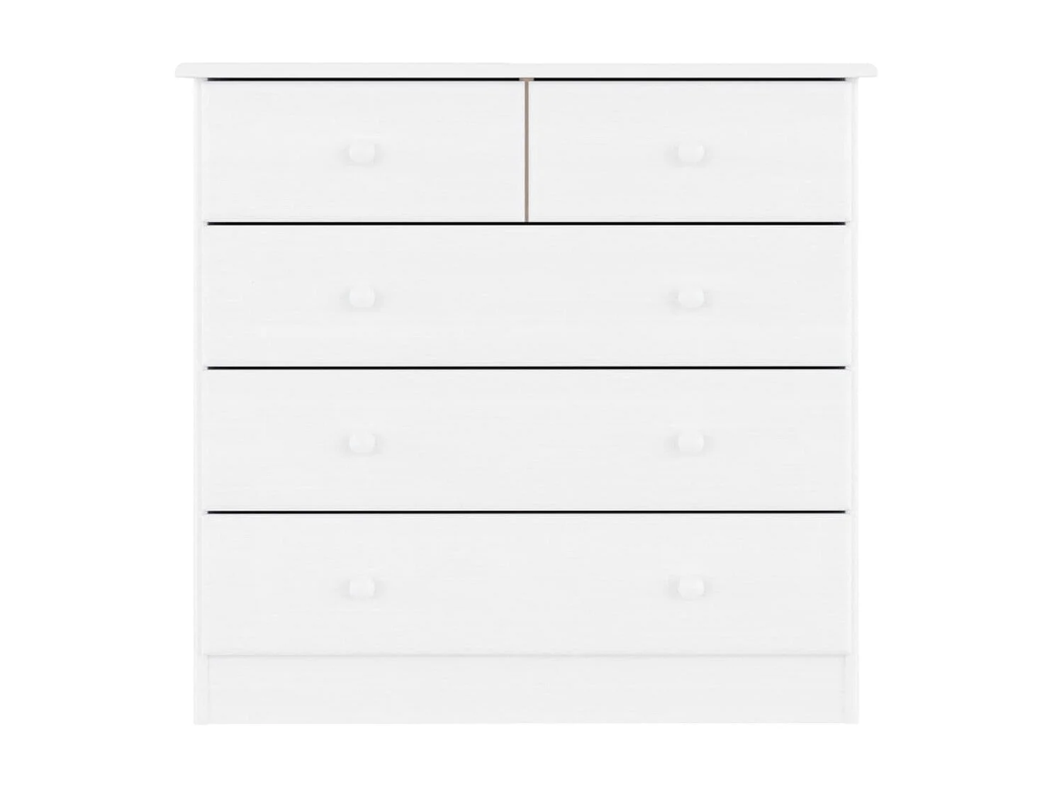 Cómoda Cómoda ALTA madera maciza pino blanco 77x35x73 cm ES59592