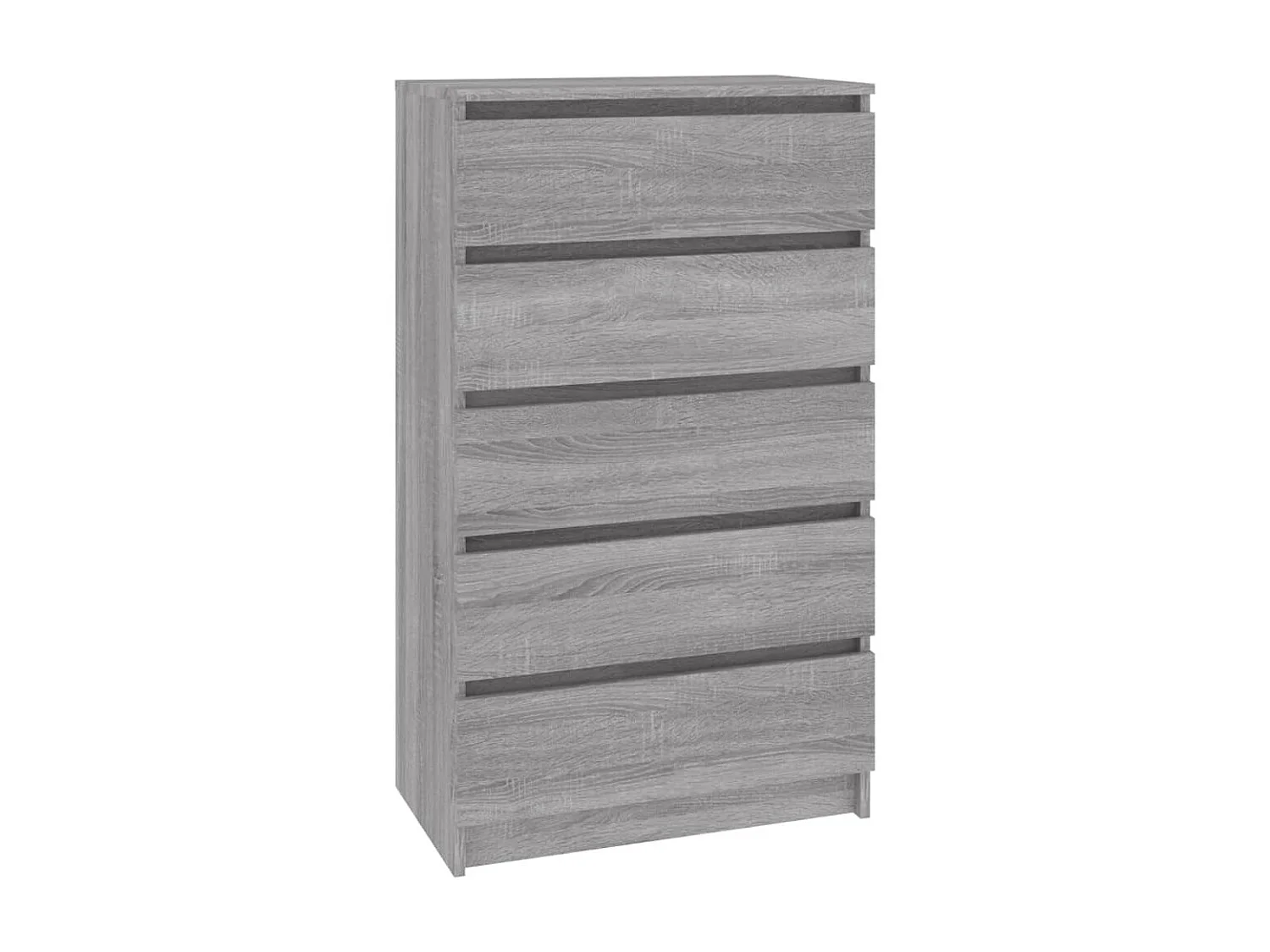 Commode basse Sonoma gris 60x36x103 cm Bois d'ingénierie SBC7864