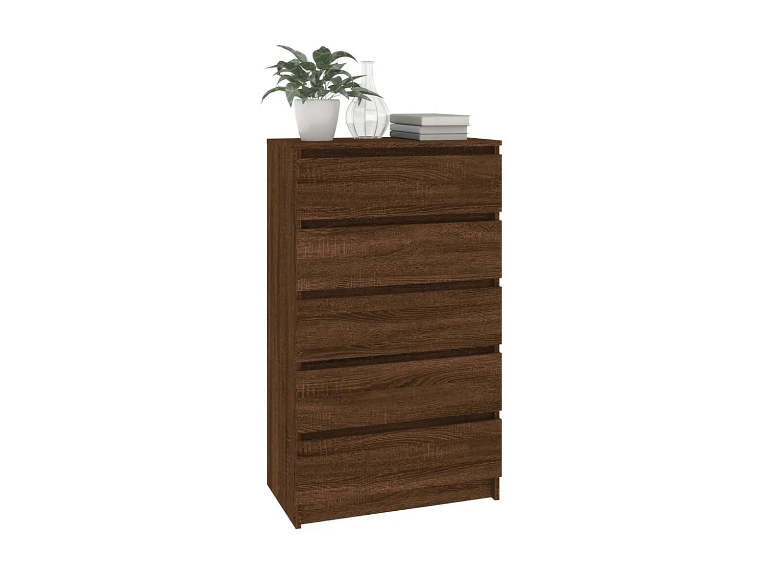 Commode basse Chêne marron 60x36x103 cm Bois d'ingénierie SBC4599
