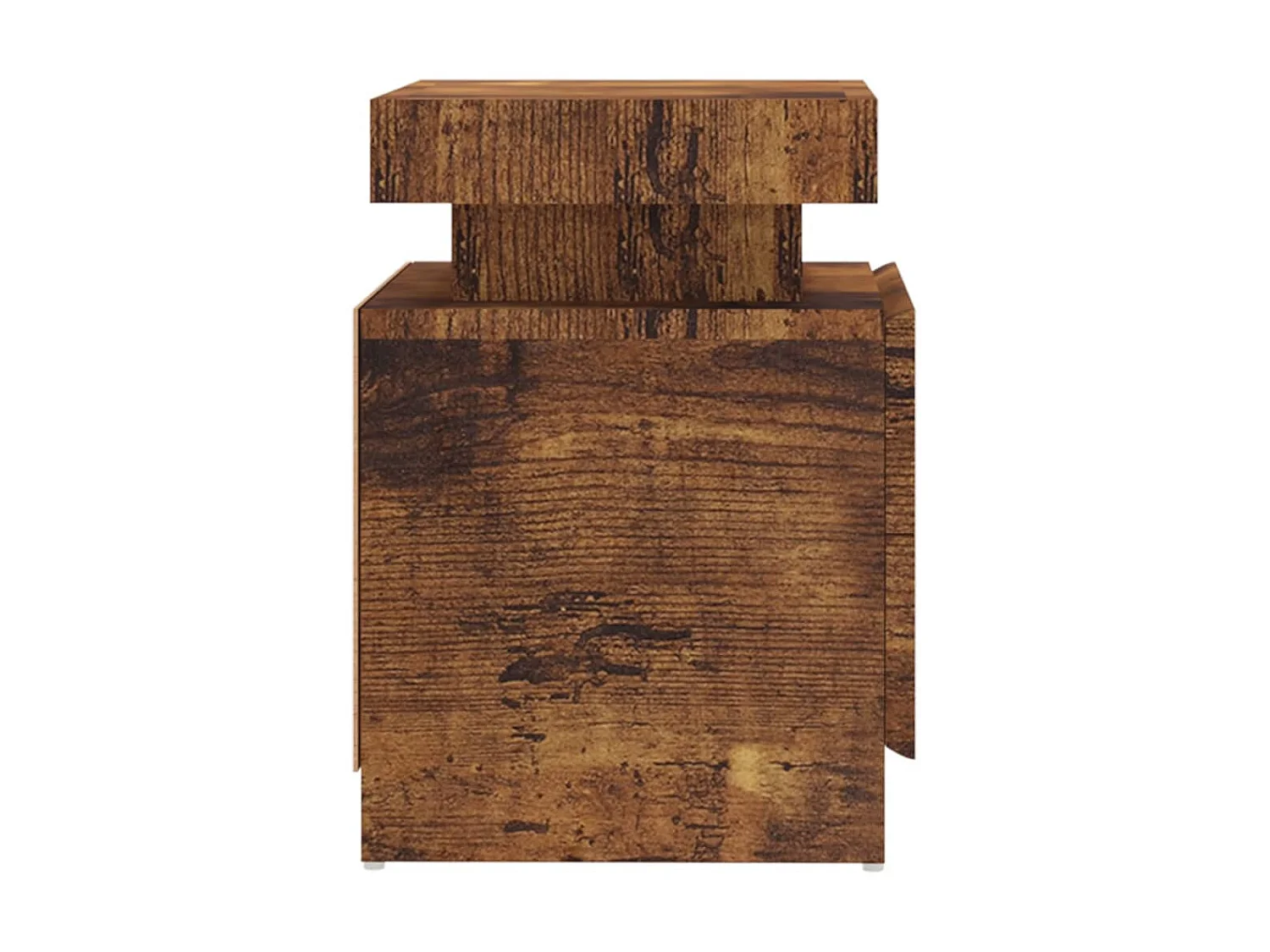 Mesa de cabeceira 45x35x52 cm contraplacado carvalho fumado PT92464