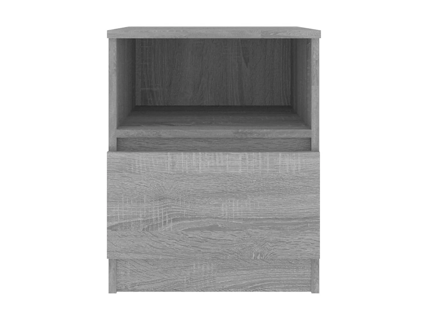 Mesa cabeceira 40x40x50 cm derivados de madeira cinzento sonoma PT55203