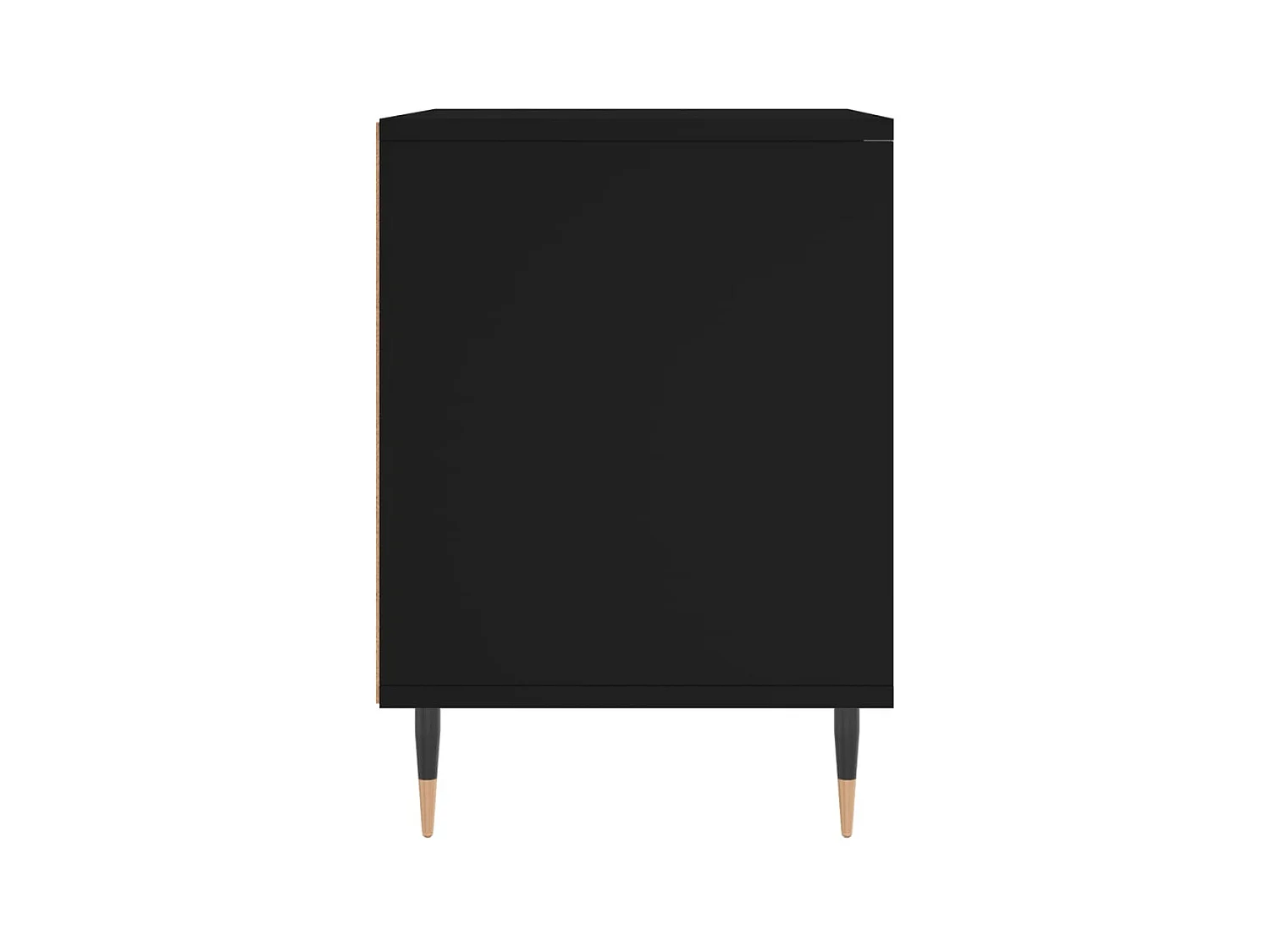 Table de chevet Noir 40x35x50 cm Bois d'ingénierie QPD86881