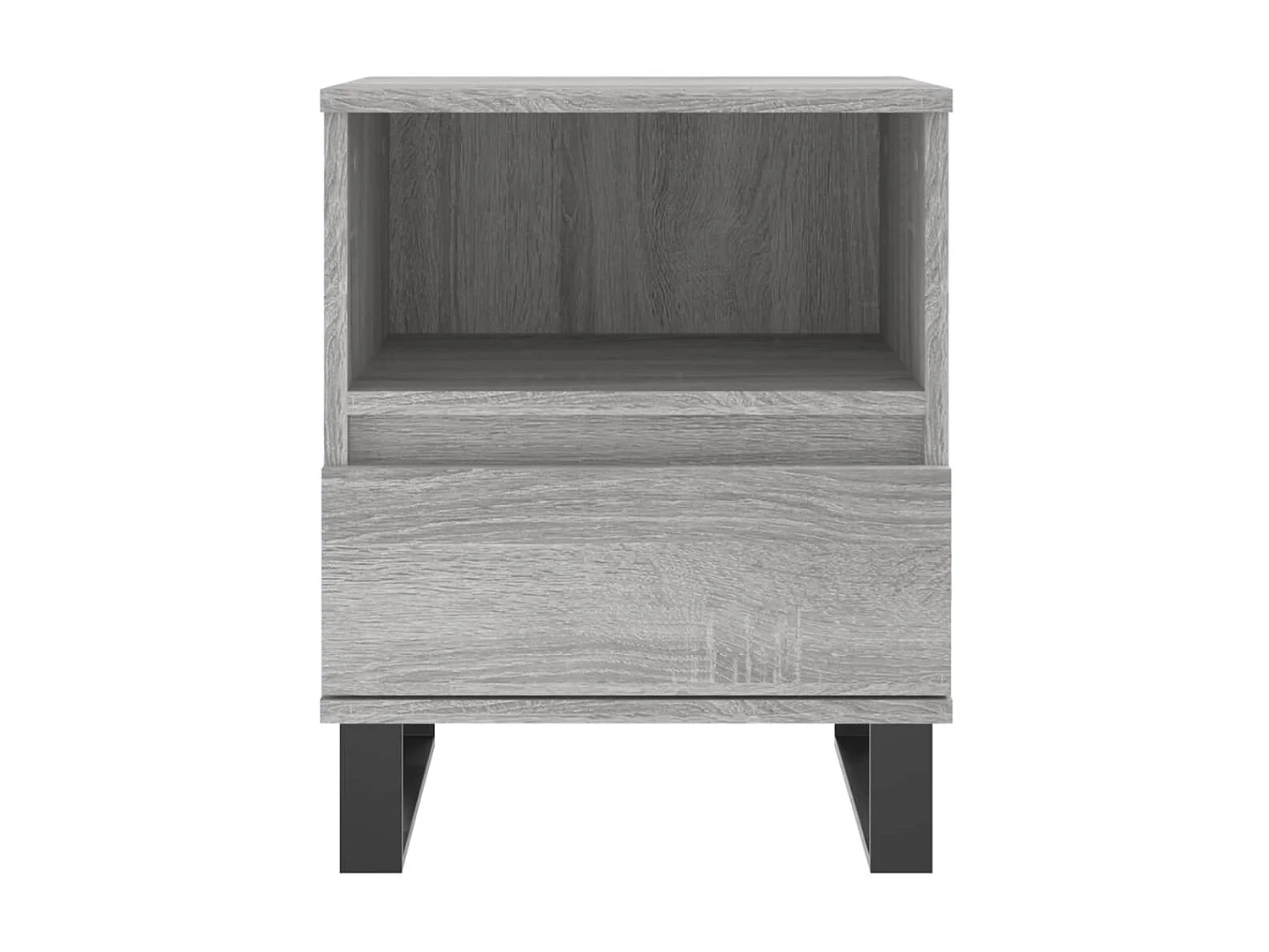 Table de chevet sonoma gris 40x35x50 cm bois d'ingénierie QPD58928