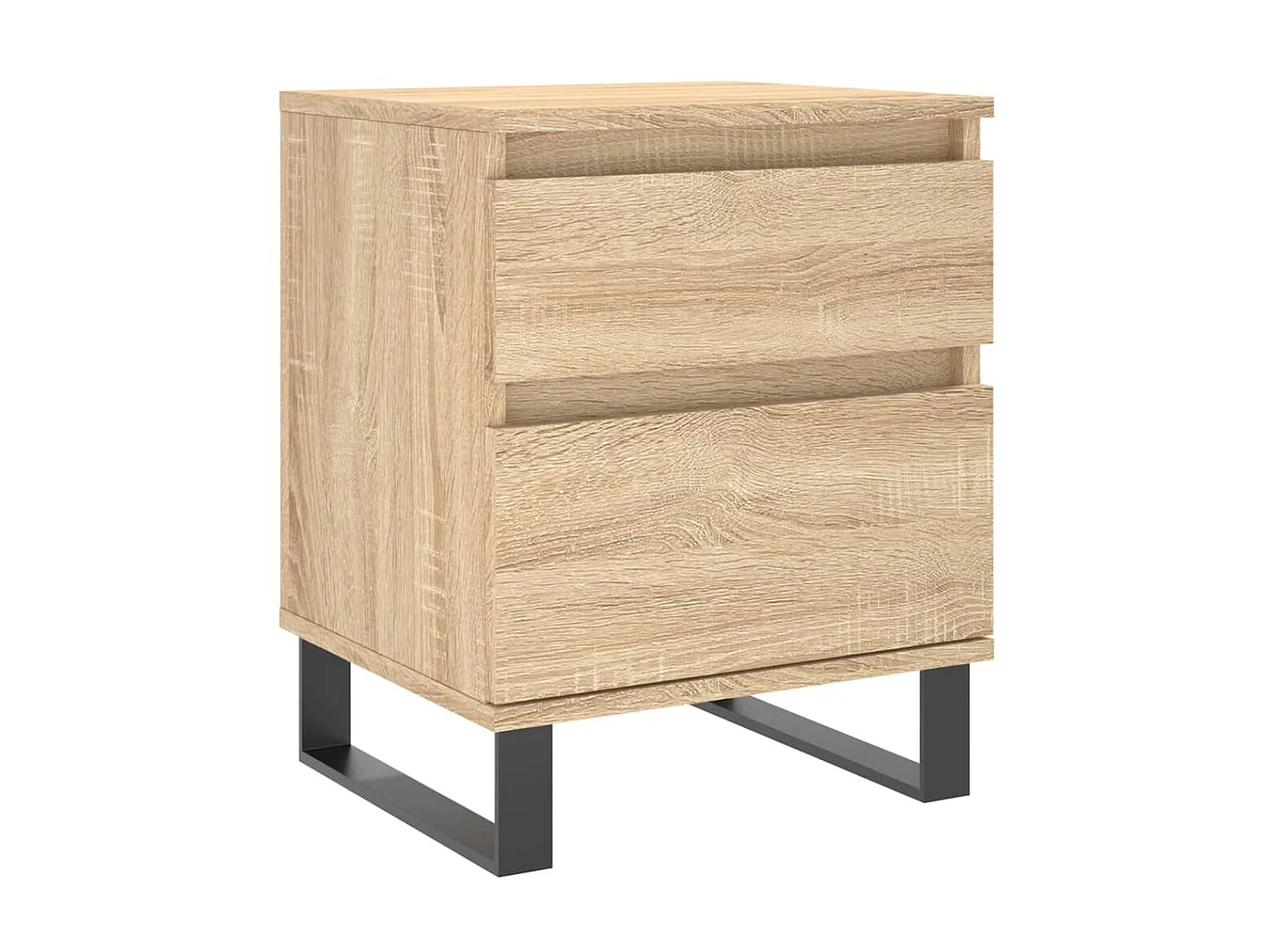 Table de chevet chêne sonoma 40x35x50 cm bois d'ingénierie QPD52998