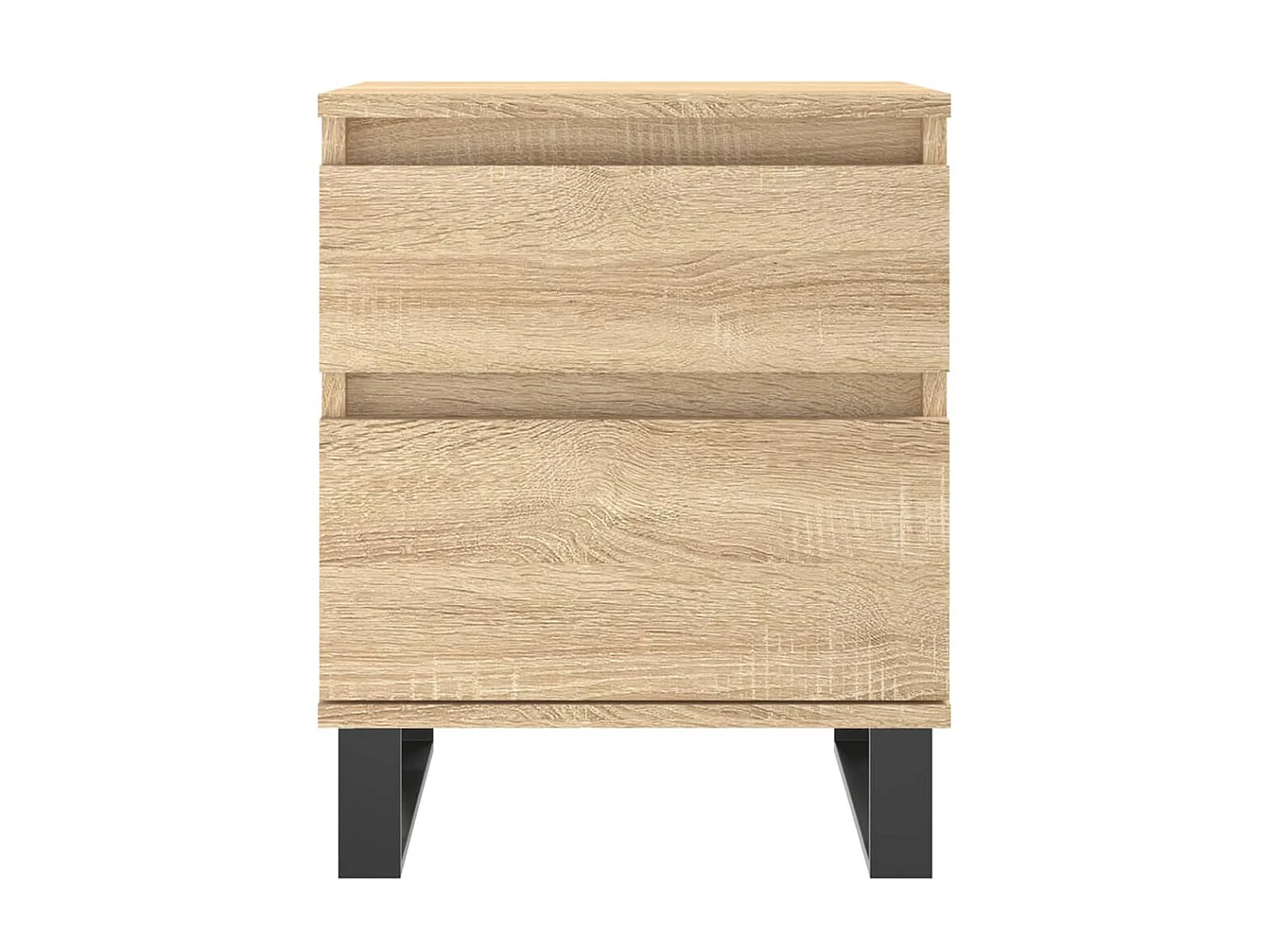 Comodino | Tavolino da notte | Tavolino da letto Rovere Sonoma 40x35x50 cm in Legno Multistrato