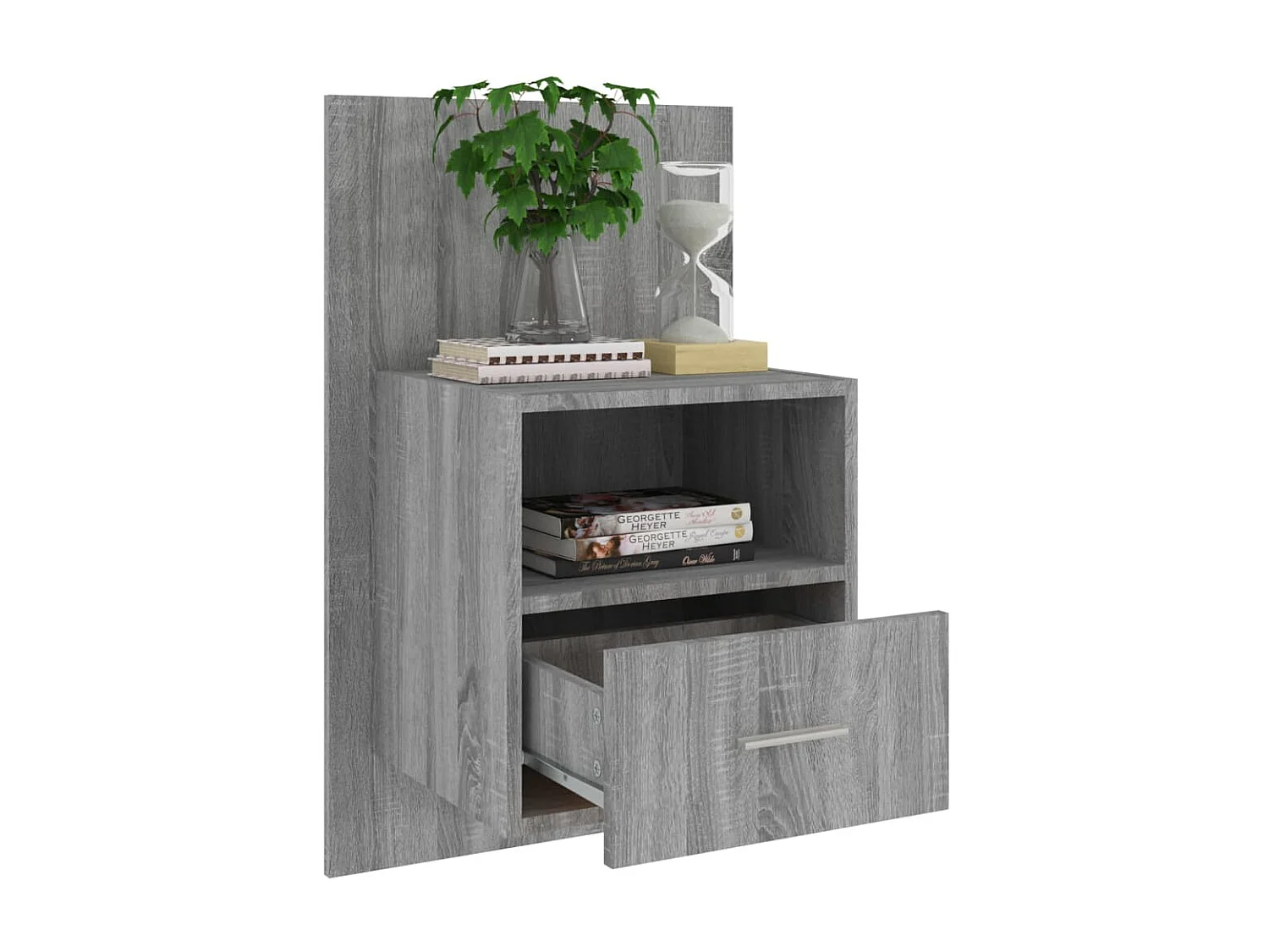 Table de chevet murale Sonoma gris KEFWE40133