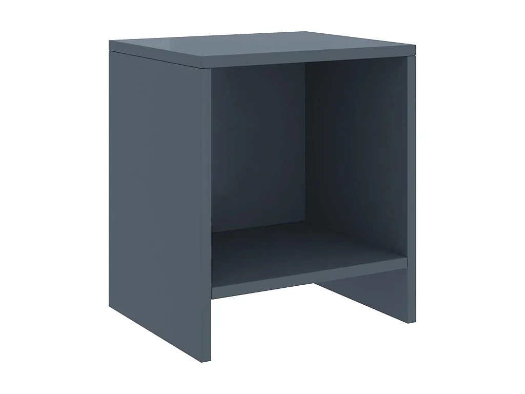 Table de chevet Gris clair 35x30x40 cm Bois de pin massif KEFWE95697