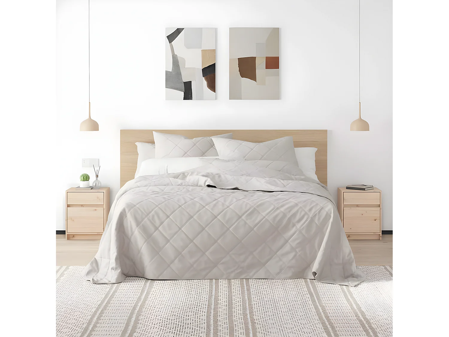 Nachtkastje 40x31x50 cm massief grenenhout NL86329