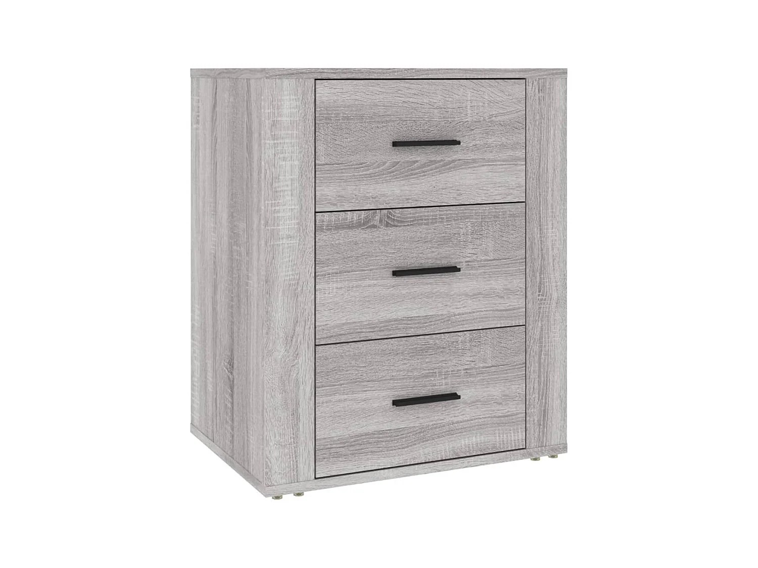 Table de chevet Sonoma gris 50x36x60 cm Bois d'ingénierie KEFWE44855