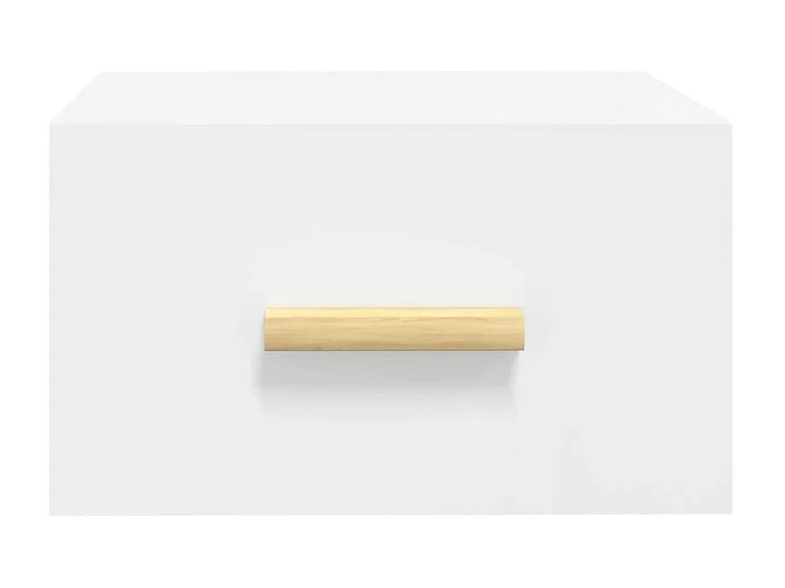 Mesita de noche de pared blanco 35x35x20 cm ES99310