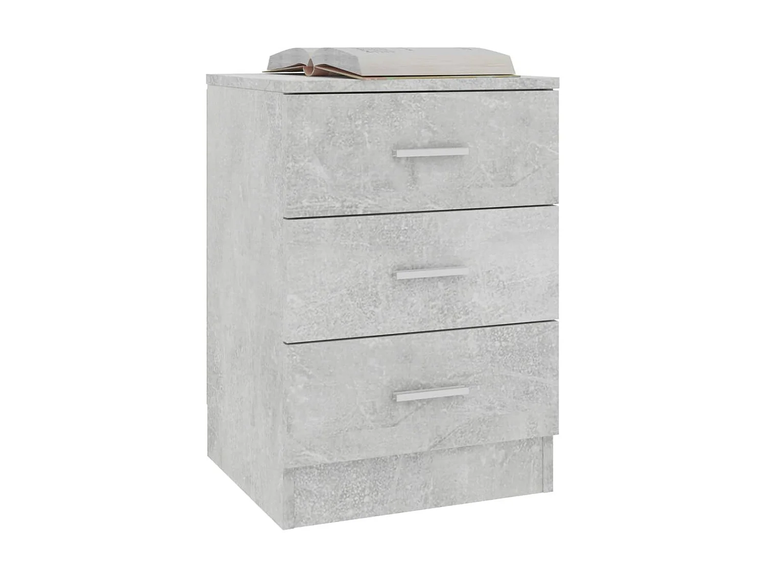 Table de chevet Gris béton 38 x 35 x 56 cm Aggloméré KEFWE43106