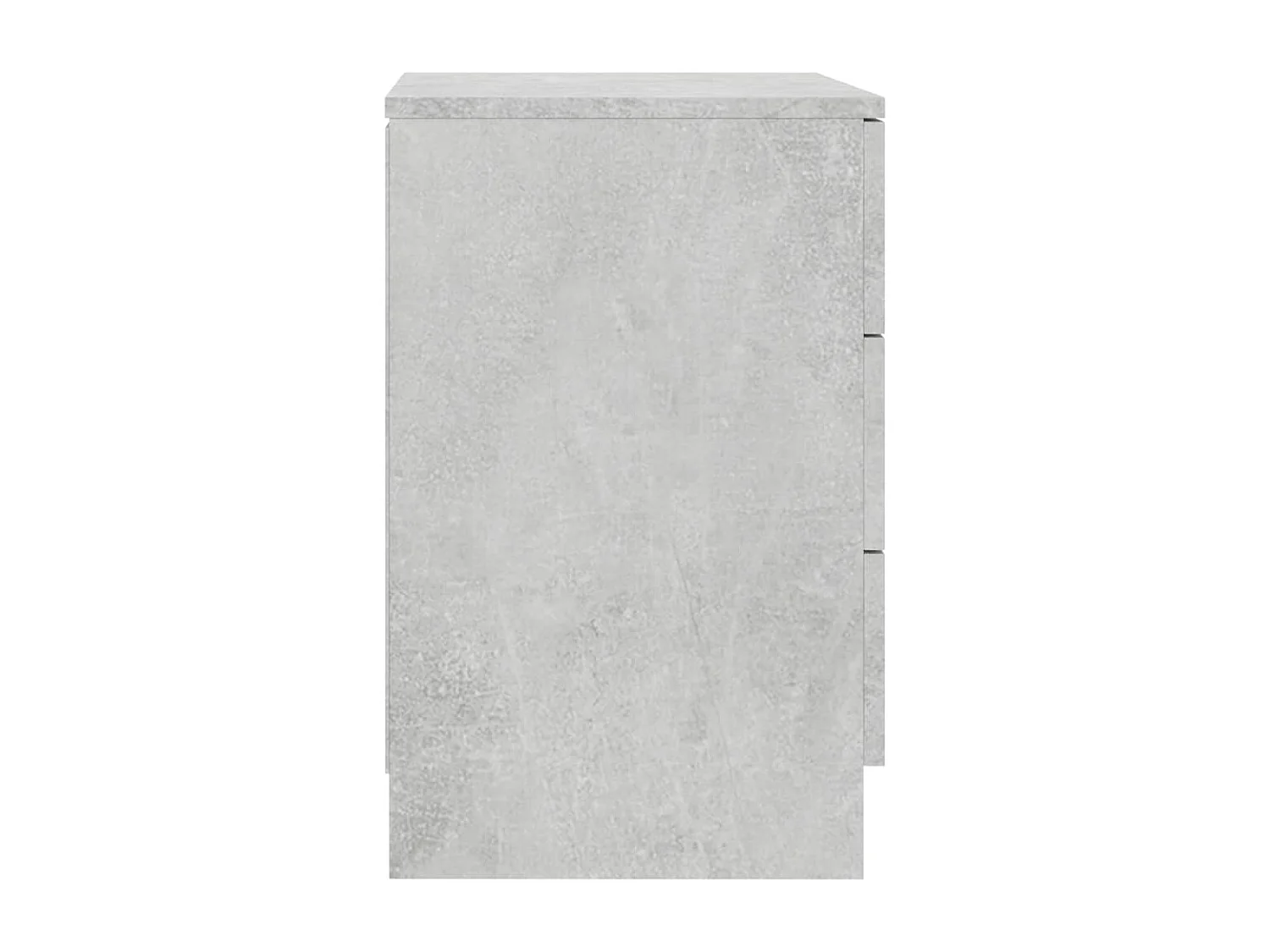 Table de chevet Gris béton 38 x 35 x 56 cm Aggloméré KEFWE43106