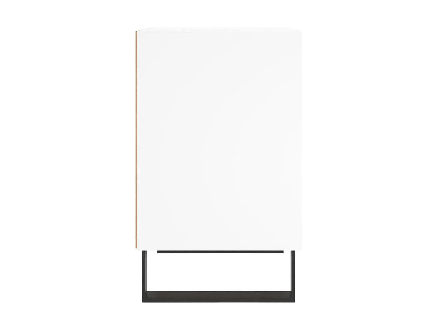 Table de chevet blanc 40x30x50 cm bois d'ingénierie QPD95371