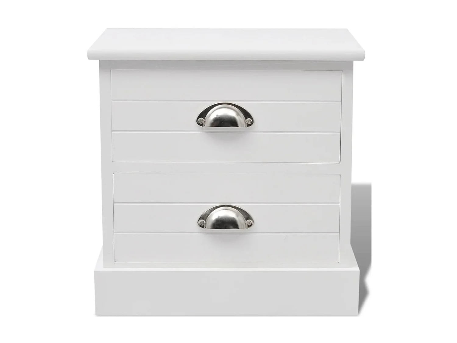 Mesita de noche francesa blanco ES26837