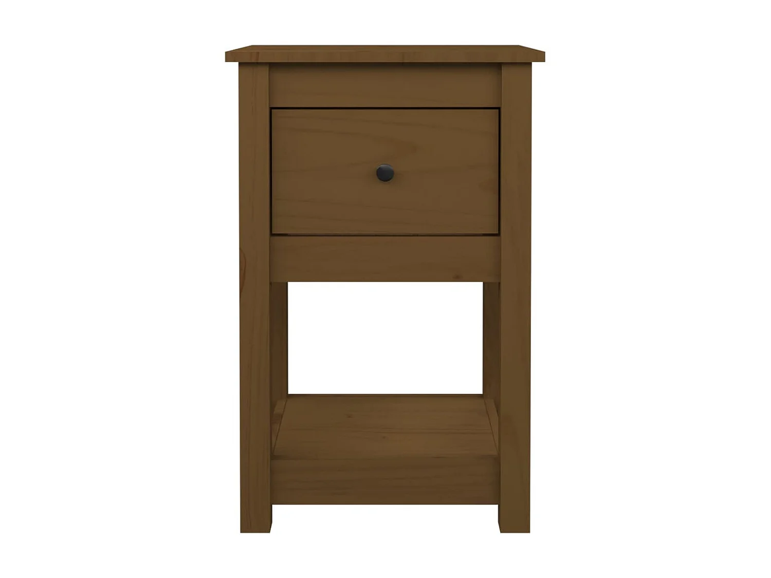 Table de chevet Marron miel 40x35x61,5 cm Bois de pin solide KEFWE82908