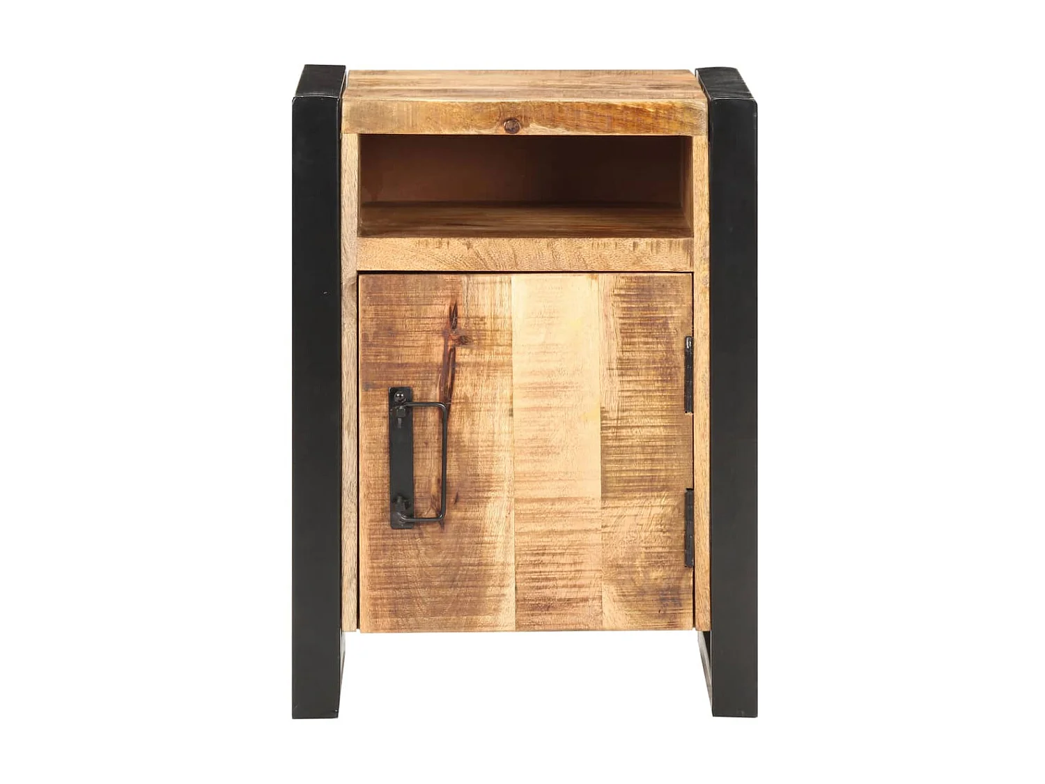 Nachtkastje 40x35x55 cm massief mangohout NL11818