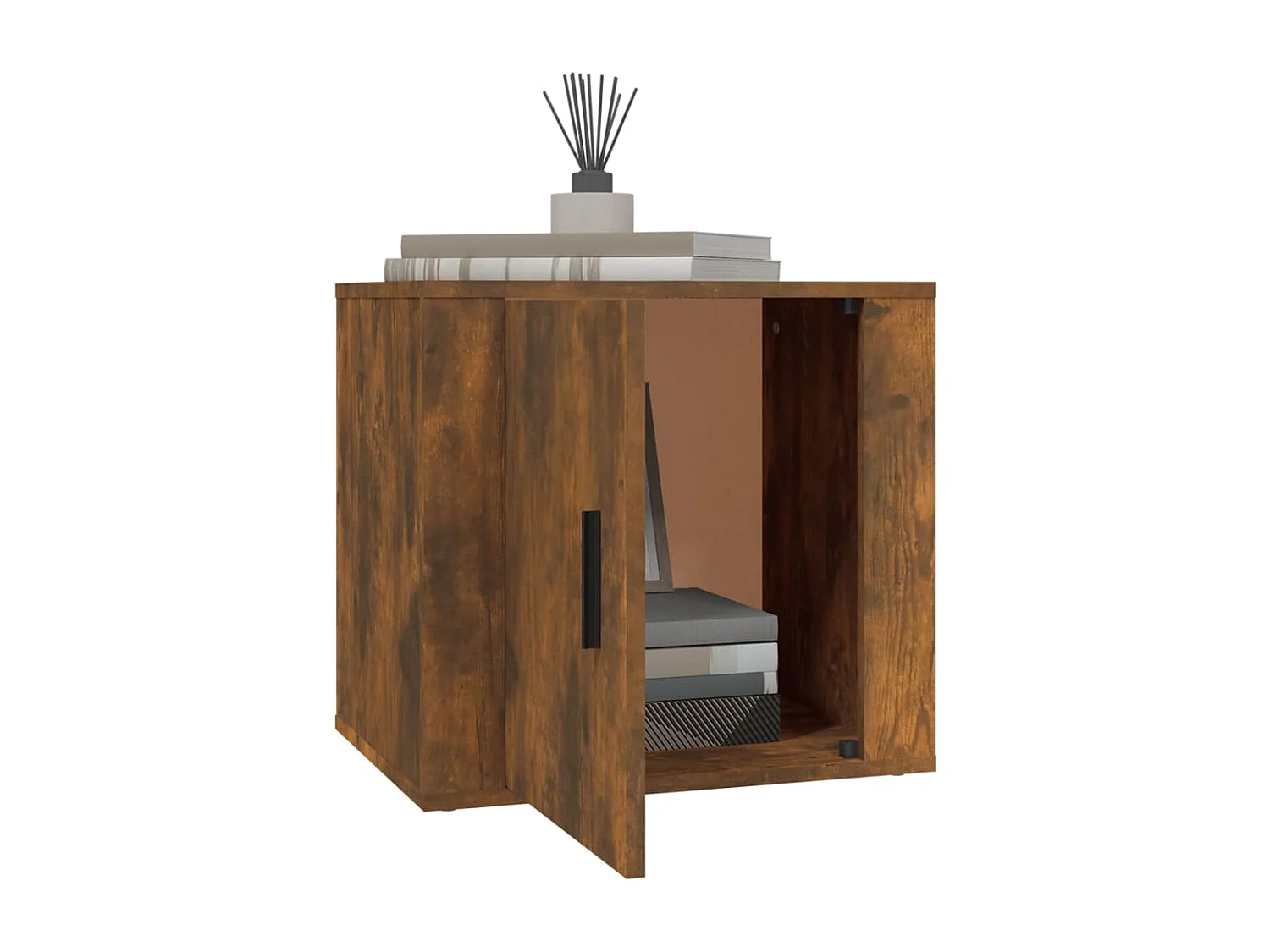 Table de chevet Chêne fumé 50x39x47 cm KEFWE70657