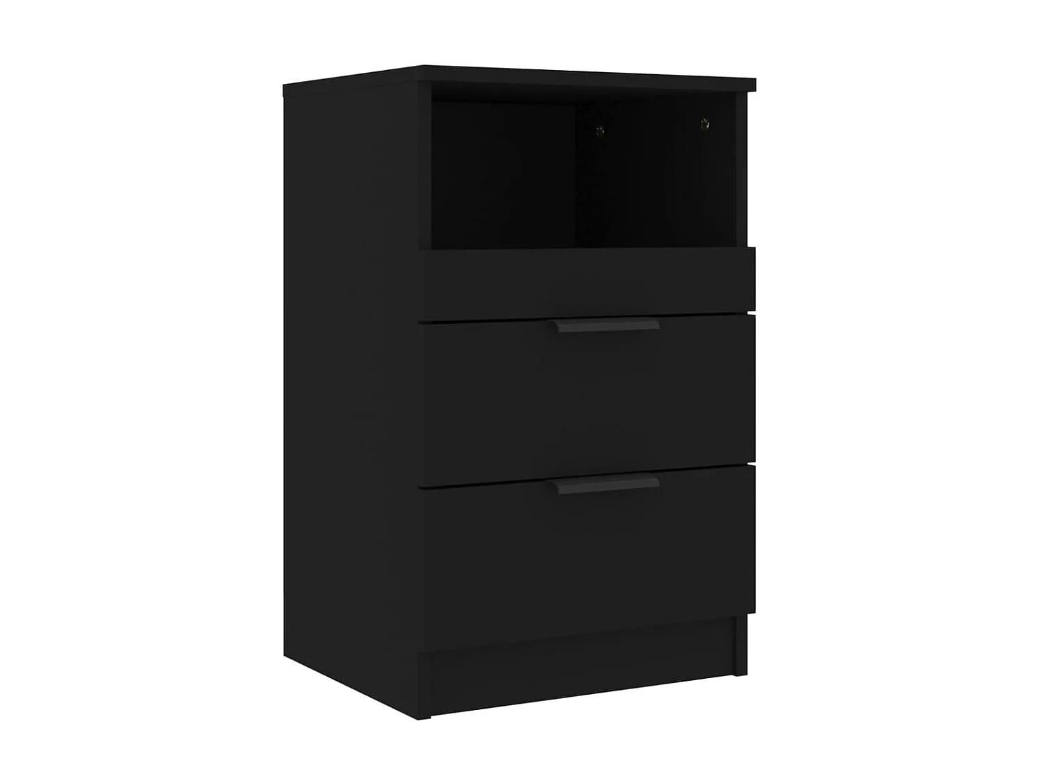 Table de chevet Noir Bois d'ingénierie KEFWE62471