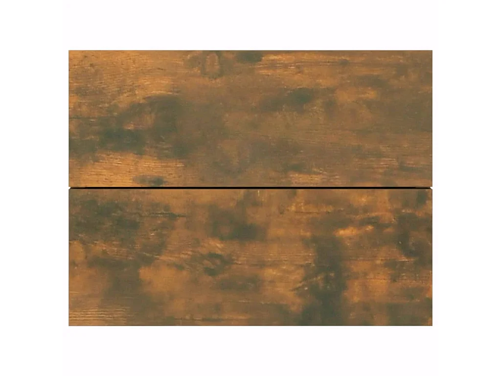 Mesita de noche madera contrachapada roble ahumado 40x30x30 cm ES87342